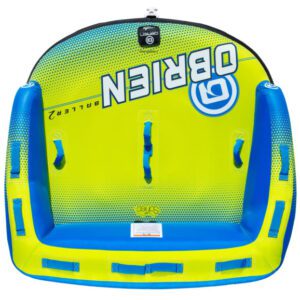 Bright yellow and blue water tube