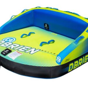 Brightly colored inflatable water tube