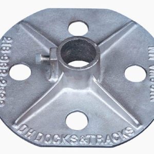 Circular metal part with central opening