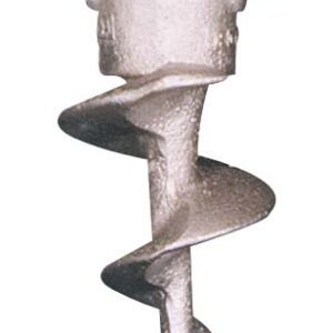 Metal drill bit with spiral design