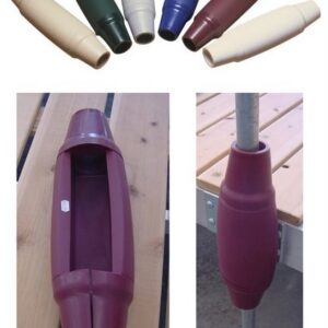 Protective pipe covers in multiple colors