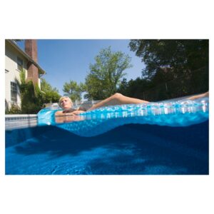 Sunny day by the pool