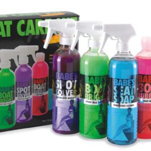 Assorted boat care sprays and soaps