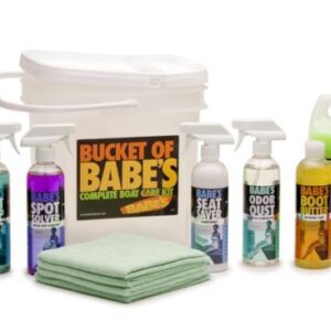 Complete boat care kit displayed