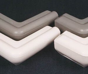 Plastic corner protectors in various colors